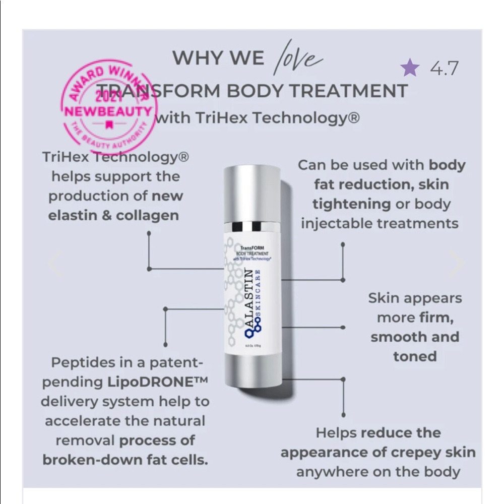 NIB Alastin Transform Skincare